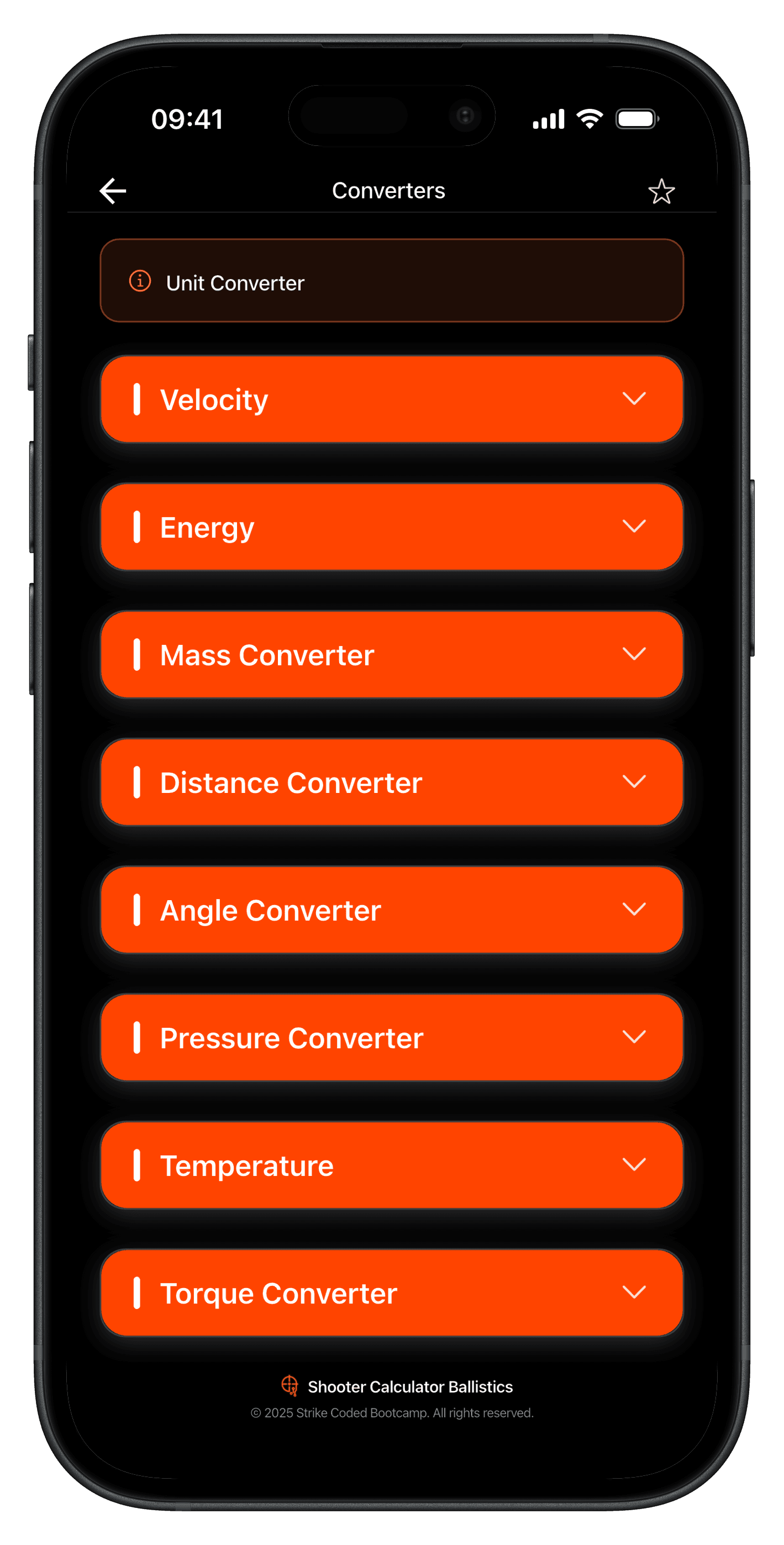 Ballistic Unit Converters — SC Ballistics (en)