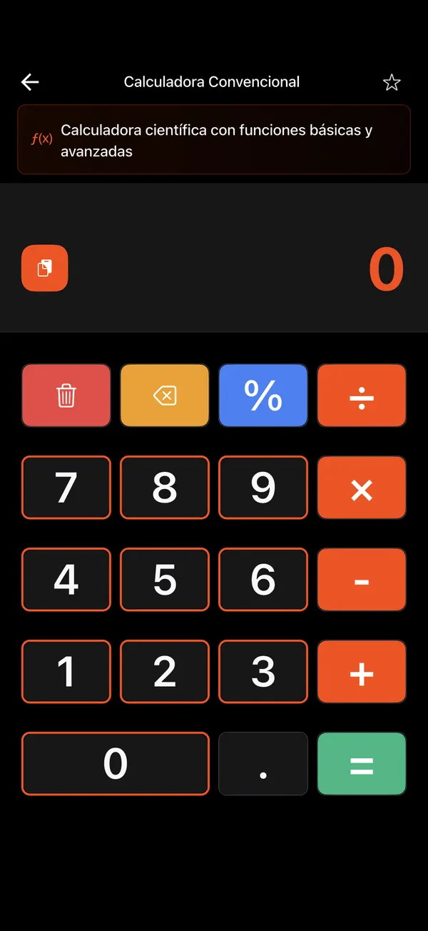 Calculadora Estándar, paso 1: Abre la herramienta