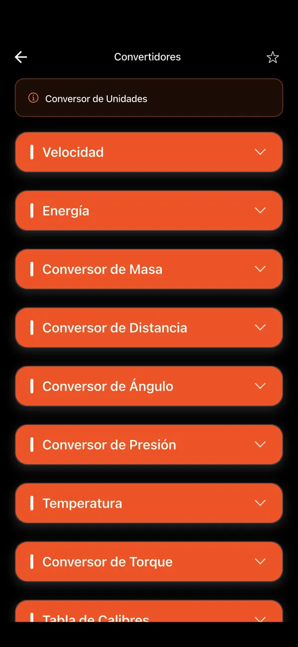 Conversores de Unidades Balísticas, paso 1: Abre la herramienta