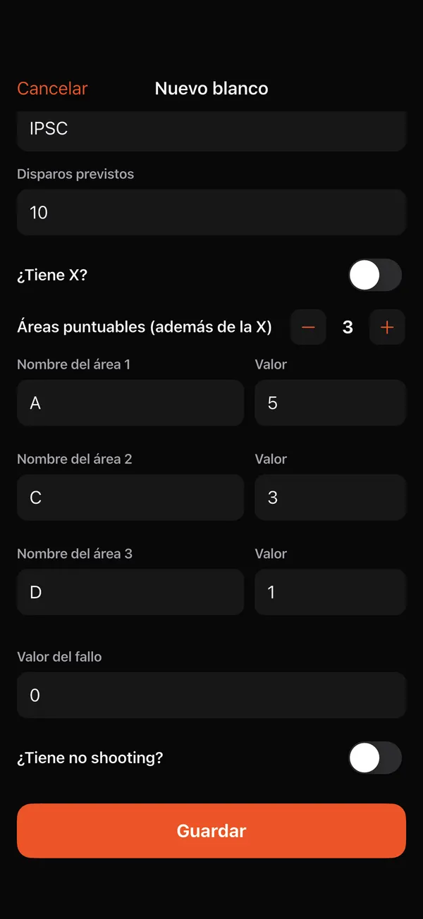 Calculadora de Puntuación de Blanco, paso 2: Crea el blanco