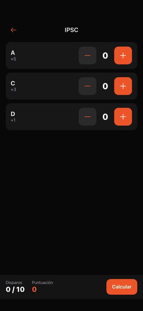 Calculadora de Puntuación de Blanco, paso 4: Pantalla de conteo