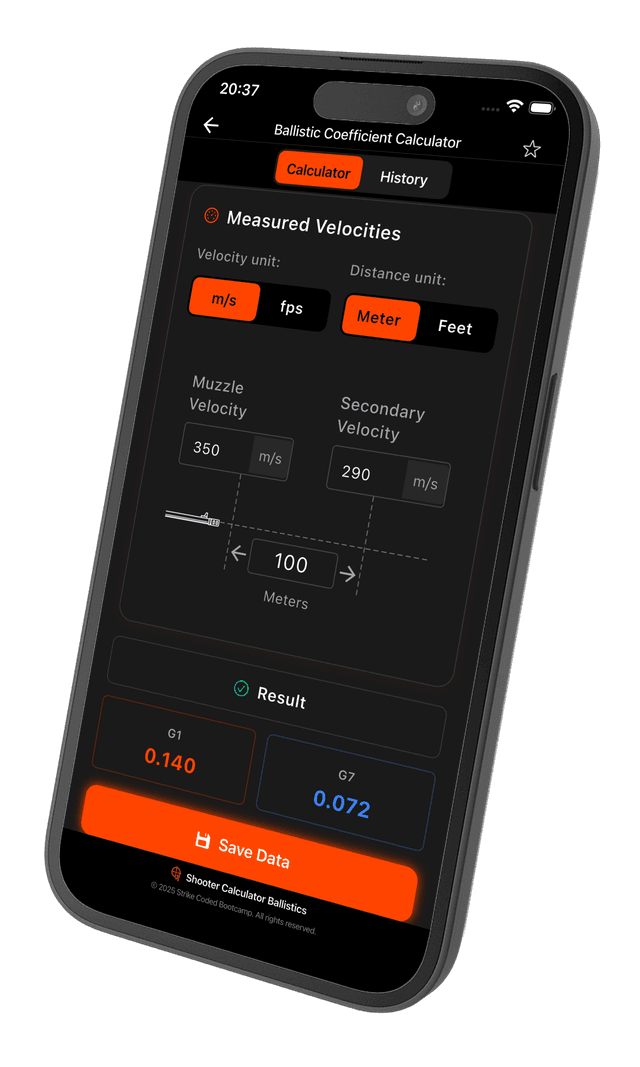 SC Ballistics - Ballistic Coefficient Calculator